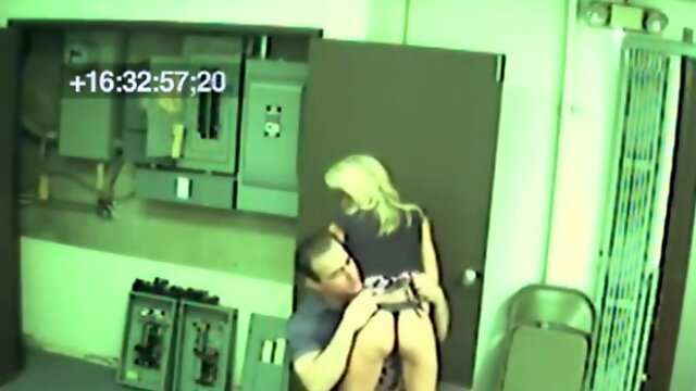 Skinny blonde with big tits sucks