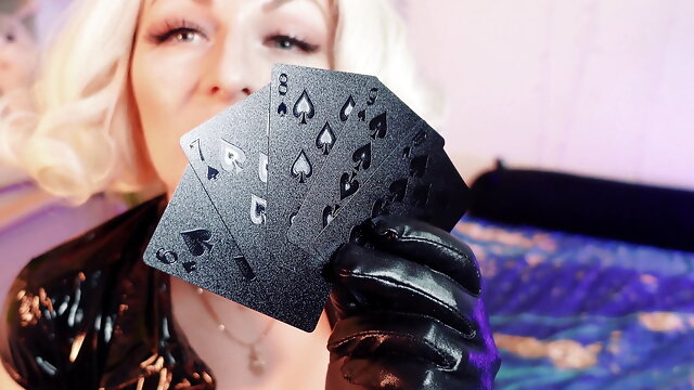 How many days will you be in chastity?? Card game from Mistress Arya Grander. 