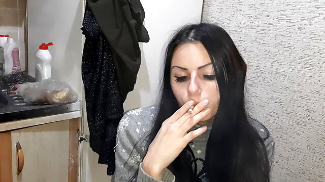 Lesbian Smoking Fetish, Veruca James Pov