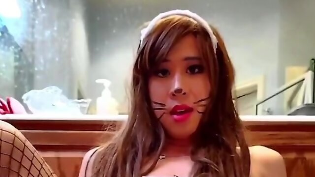 Asian Crossdresser Solo