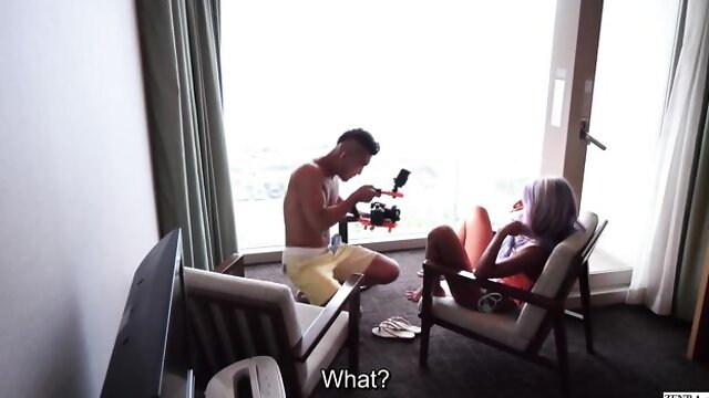 Funny courtesan at free jav trailer