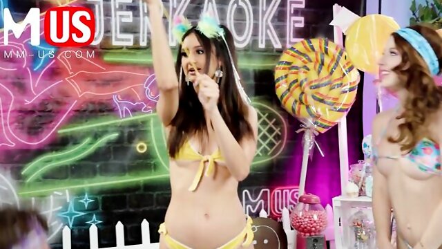 Excellent Eliza Ibarra and Charly Summers jerkaoke trailer