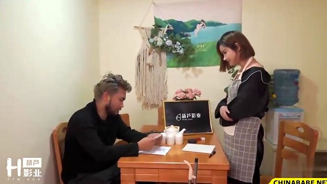 Asian lustful harlot exciting sex video