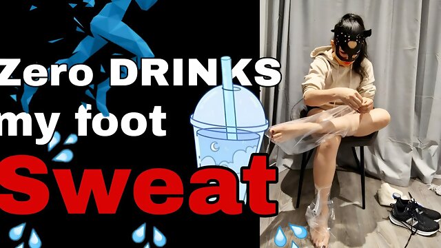My Slave Drinks My Foot Sweat After a Long Workout Femdom Training Zero Miss Raven FLR Humiliation Fetish Licking Ass
