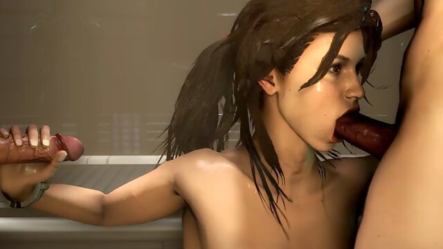 Lara Croft Anal