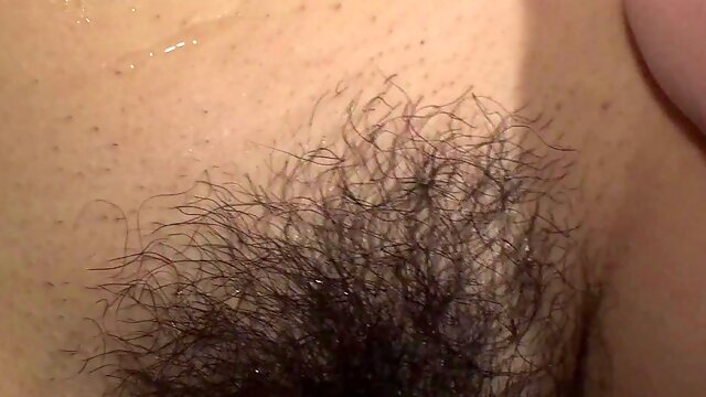 Beautiful Japanese milf gets her hairy pussy licked and pleasured
