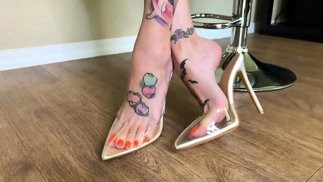 Foot Fetish Heels, Feet Wonder, Tattoo