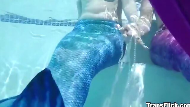 Jewelz Blu And Kasey Kei In Two Horny Mermaids And Fucked Hard Outdoor