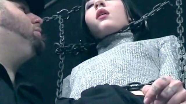 Kinky stud punishes chained and restrained bitch Charlotte Sartre