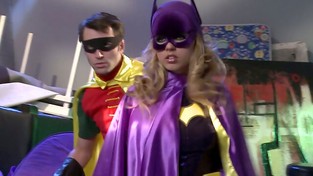 Funny cosplay turns into kinky FFM threesome fuck video