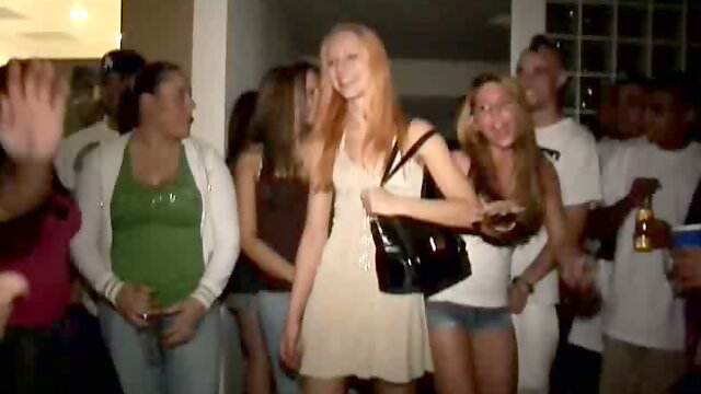 College drunk girls are ready to serve all fellows around