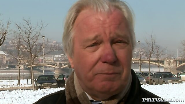 Nice girl Cristal May invites oldjie to  have 4some sex fun