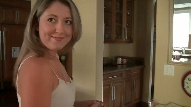 Ugly blonde bitch Nina Lane blows bowed cock on POV video