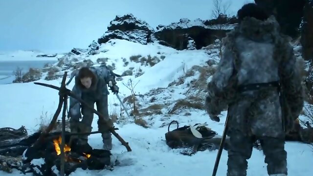 Game of Thrones sex scene with Jon Snow and Ygritte