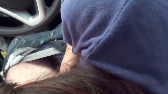 Top notch fun watching this babe suck my love tool in my car and shes so wild