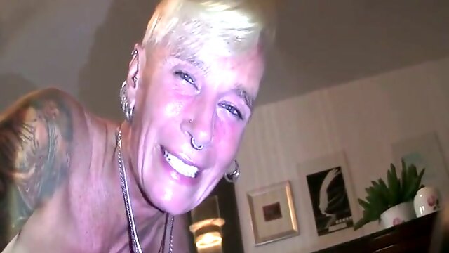 This GILF loves having her ass fisted and she is a total lingerie addict