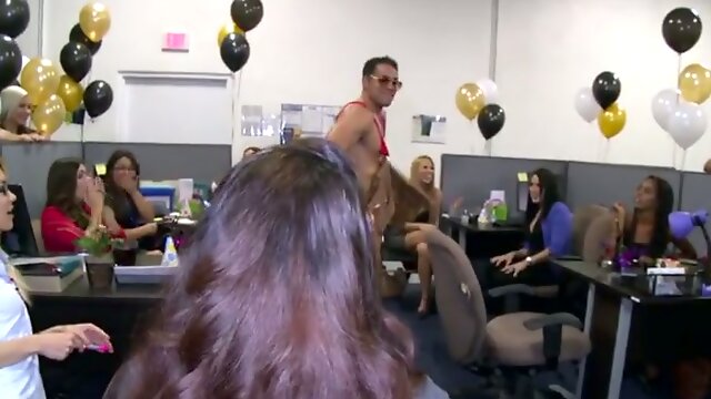 Bachelorette party gropes male dancer meat