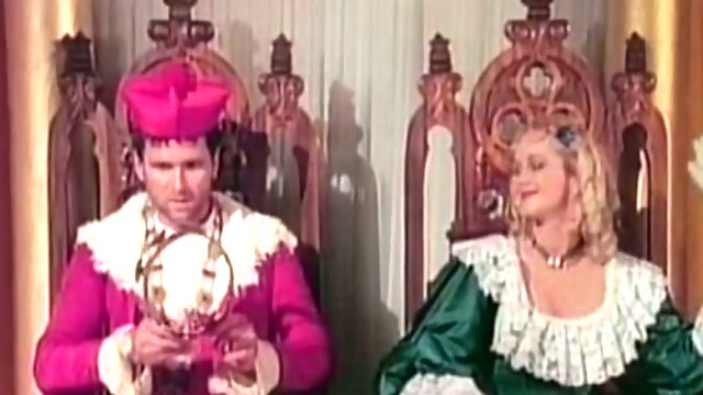 Lean and fresh vintage blonde teen blows dick for sticky cum