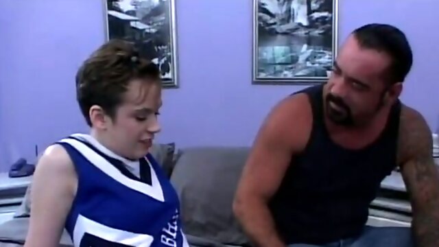 Kinky white cheerleader gets seduced and get her pussy fingered