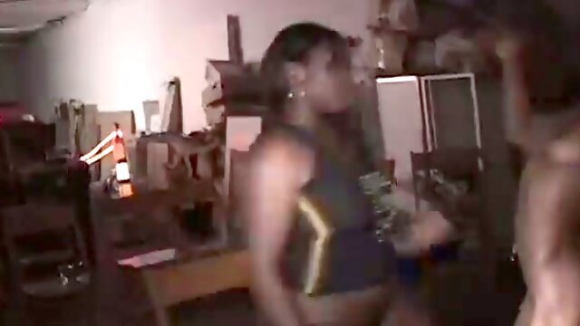 Awesome lesbian show by two horny ebony lesbian babes