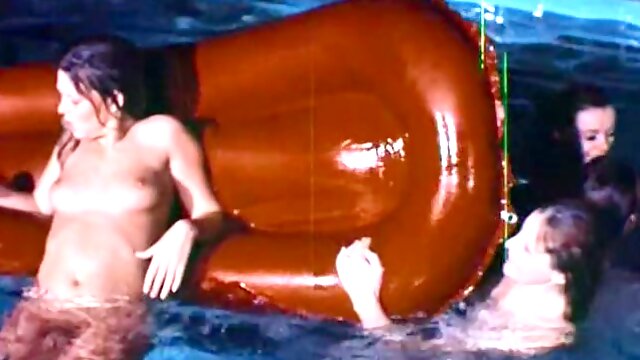 Retro porn compilation with pool orgy and sex on the couch