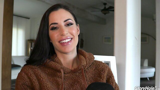 Wonderful looking and smiling Gia DiMarco and her kinky interview