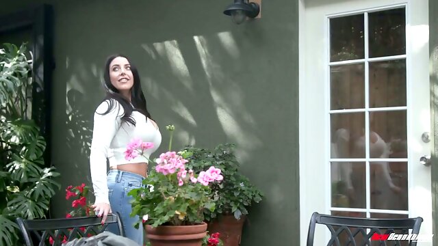 Giant breasted MILFie wife Angela White is fond of riding stiff dick