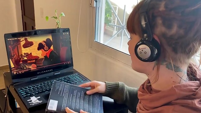 LoFi Girl eats sperm instead of doing her homework