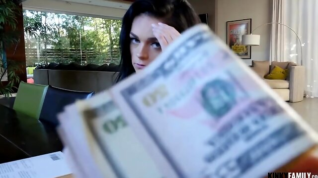 Stepsister needs some extra money and she is so good at fucking