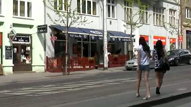 Exhibitionist teenagers in a public pub