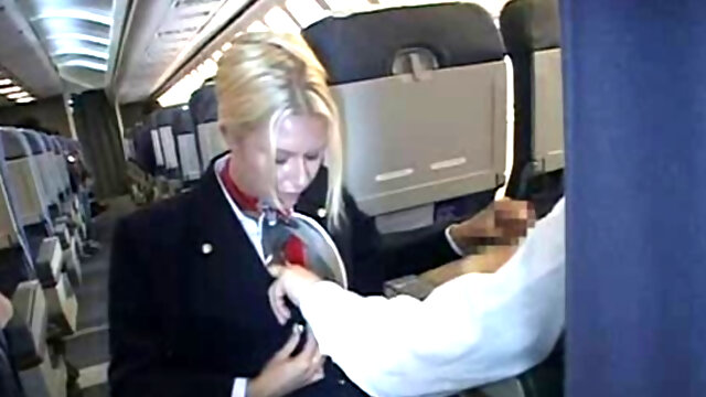 Real Stewardess Blowjob