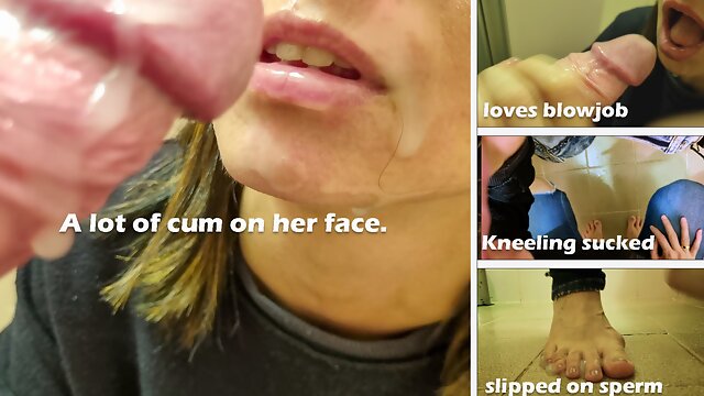 Feet Cuckold, Story, Cum In Mouth, Jeans