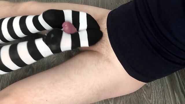 Socks Feet, Knee Socks Footjob