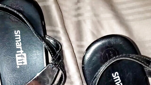 Was at a friend place and saw her daughters heels at the entry way. 