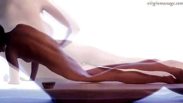 Virgin Massage featuring nymphs teen video