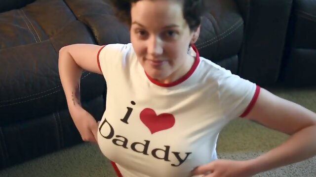 Daddys Girl Gets Bigcock Hard & Cum Covered