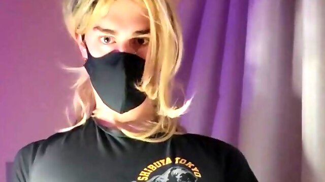 Ladyboy Blonde Mastur