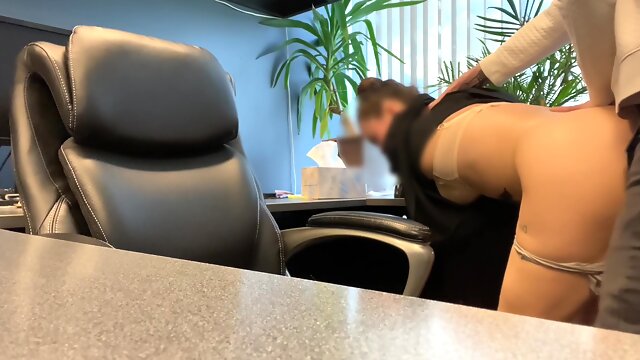 I Swallow My Managers Cum At Work