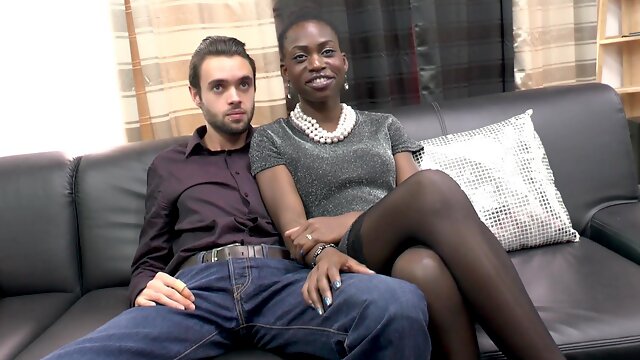 Interracial dicking on the sofa with naughty Jayna Black - HD