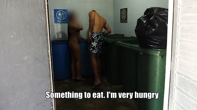 Homeless Venezuelan Teen brought home and Fucked for Food