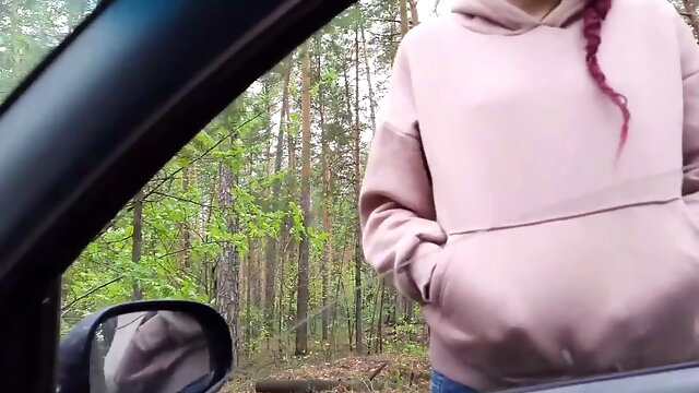 Teen fisted hard in the forest on the first date