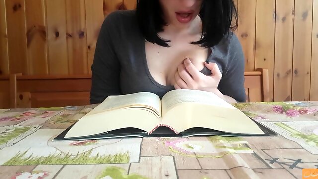 Reading Book Orgasm