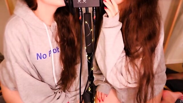 Kitty Klaw ASMR - Twins Mouth Sounds