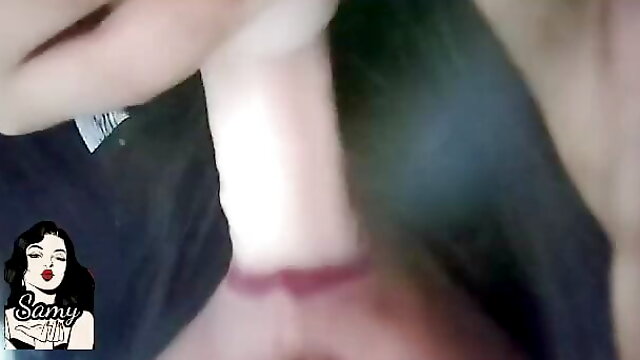 Latina Suck Dildo