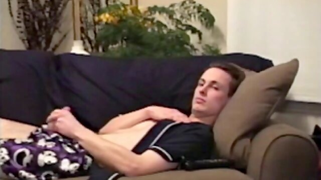 Mark is a skinny cocky bottom dude with a quirky technique to pleasure himself. He likes to lick two of his fingers then work them on the most sensitive parts of his cockhead.