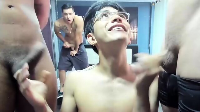 Hot Asian Twink Blowjob and Fuck