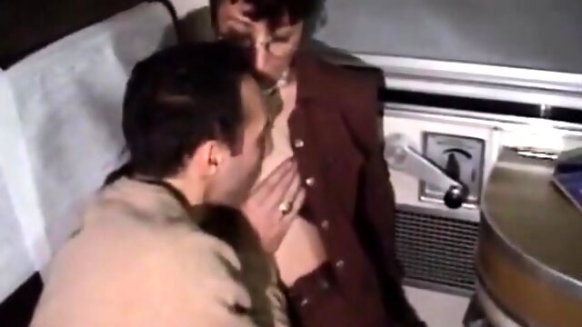 Vintage amateur video. Mature fucking on train