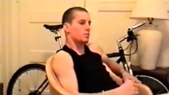 Adam Strips and Jerks Off