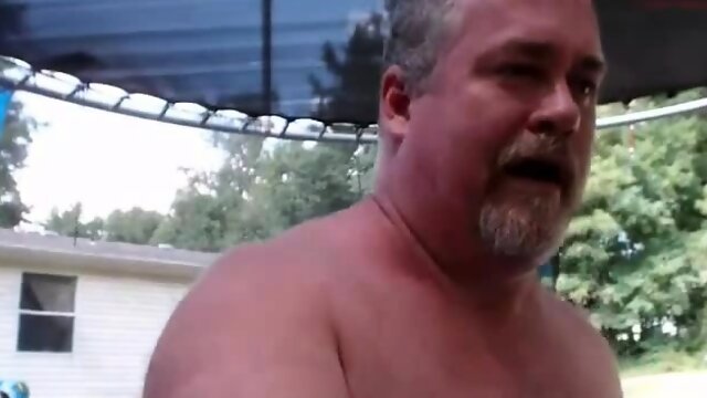 Naked Pool Dad