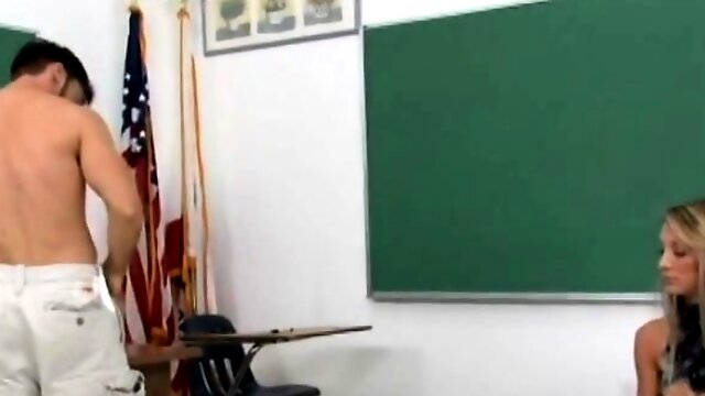 He gets pegged by his tutor